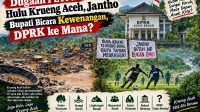 Dugaan PETI di Hulu Krueng Aceh, Bupati Bicara Kewenangan, DPRK Ke Mana?