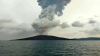 Gunung Anak Krakatau Kembali Erupsi Hari Ini, Durasi 28 Detik