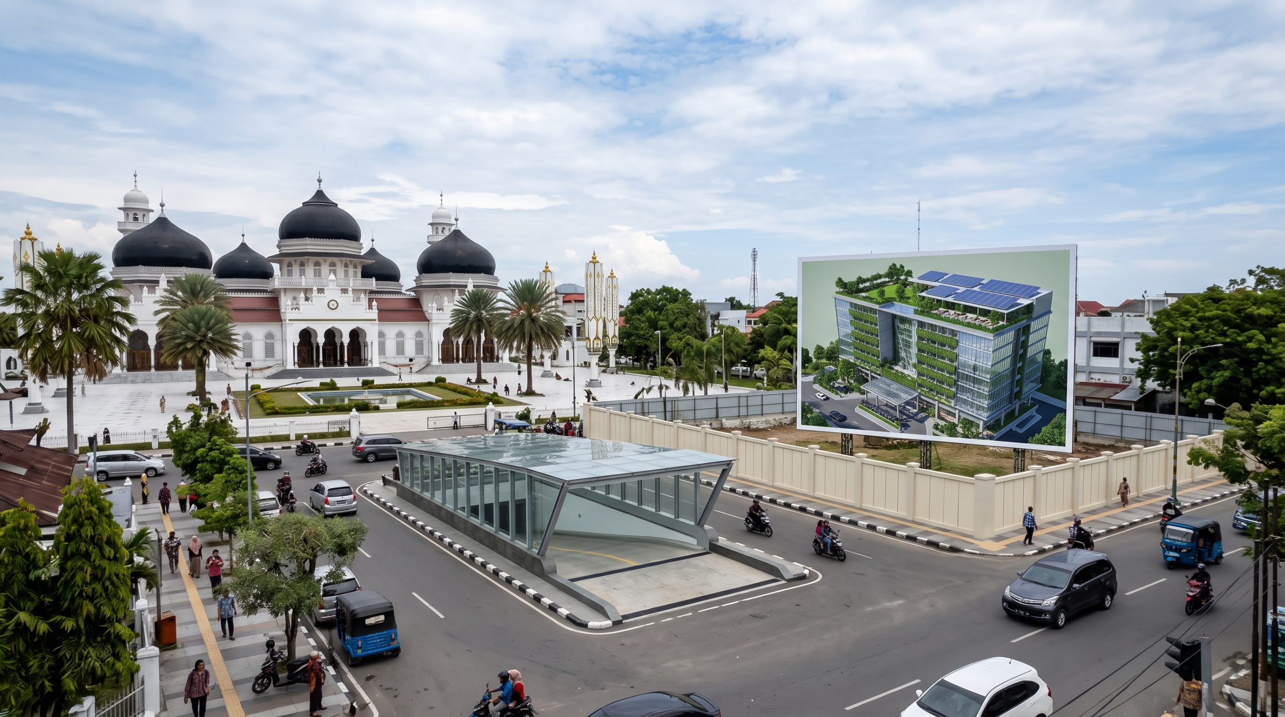 Hotel Green Building di Depan Masjid Raya Baiturrahman Diusulkan, Pemko Banda Aceh Minta Proposal Lebih Detail