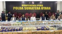 Jaringan Malaysia Dibongkar, 244 Kg Sabu Disita Polda Sumut dalam Tiga Kasus
